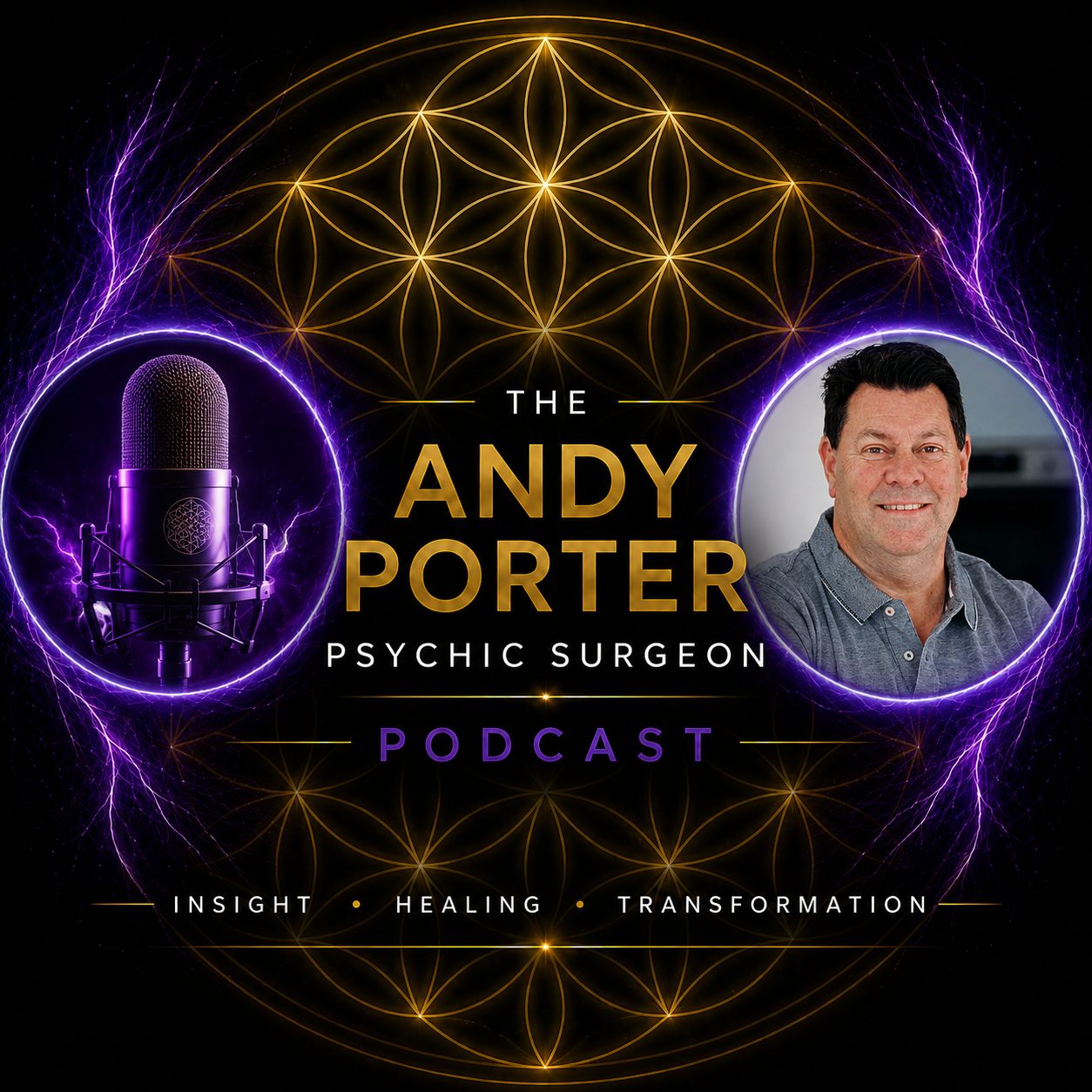 Cover artwork for the Andy Porter Psychic Surgeon Podcast