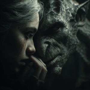 spiritual entity using telepathy to whisper negative thoughts