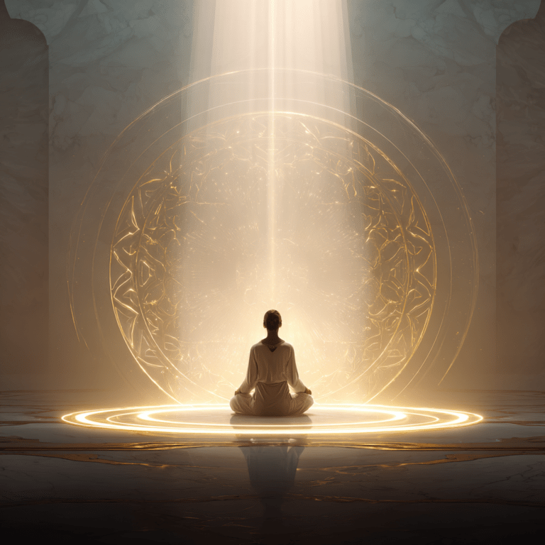 AI - Circle of light spiritual protection