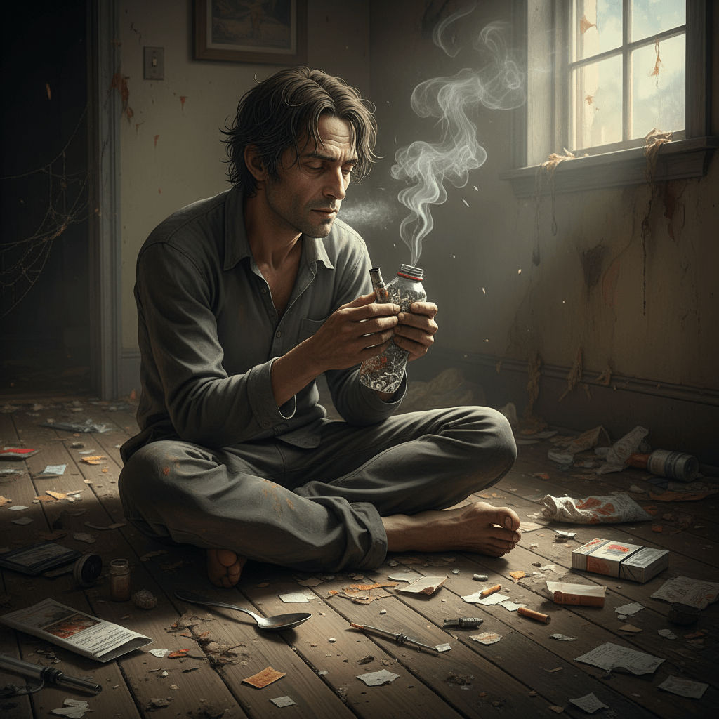 man-sat-on-wooden-floor-taking-drugs