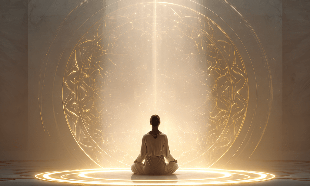 AI - Circle of light spiritual protection