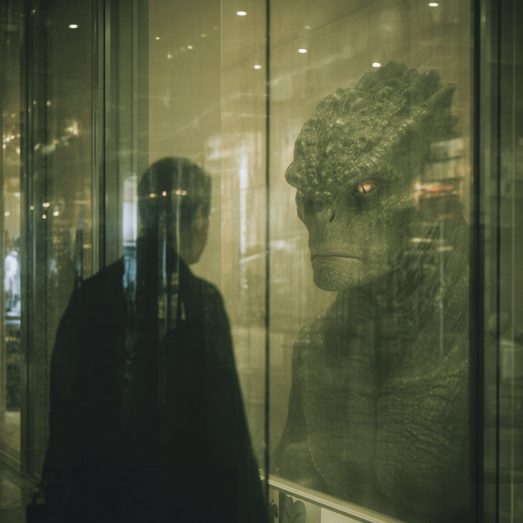 Reptilian humanoid entity