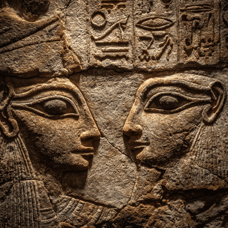 AI Egyptian wall carvings