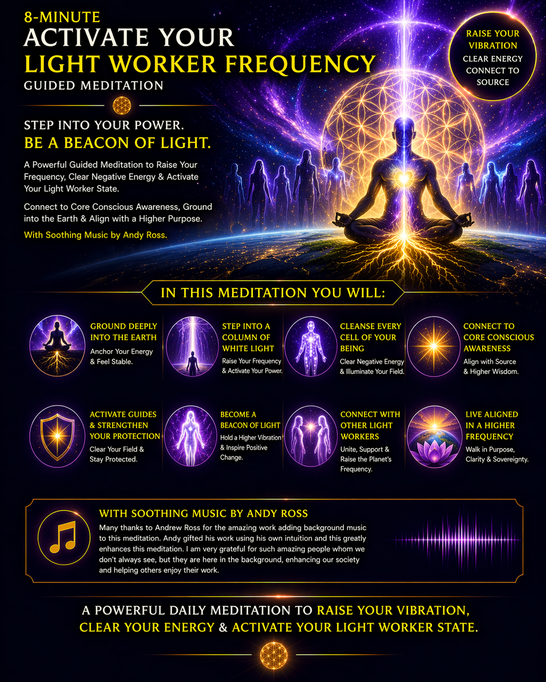8Min Activate Your Light Worker Frequency Meditation