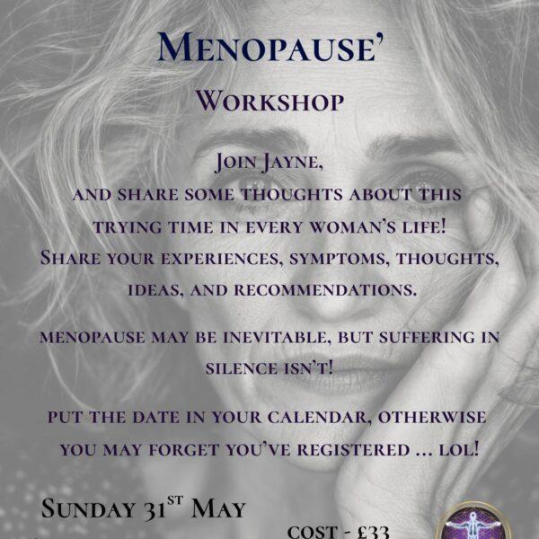 Jayne's Spirituality Meets Menopause Workshop