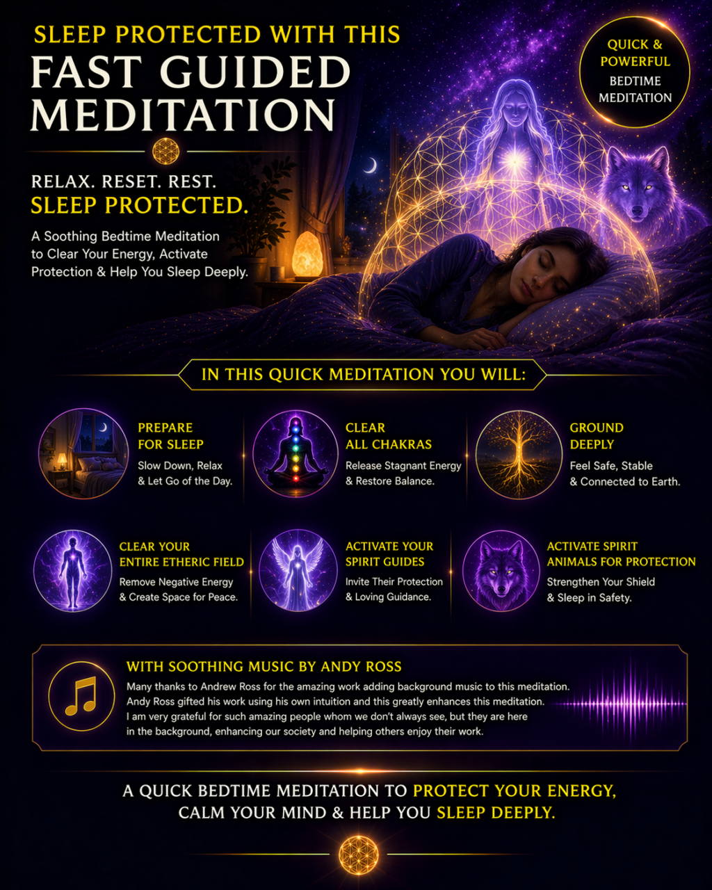 Sleep Protected with This Fast 5 Minute Guided Mediation