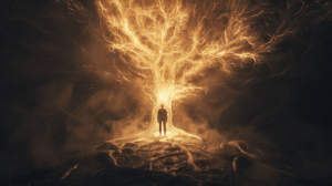 AI person_standing_or_meditating_with_subtle_shimmer