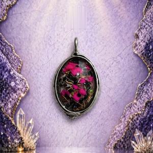 Antique Silver Plated Brass Pendant – 11