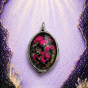 Antique Silver Plated Brass Pendant – 21