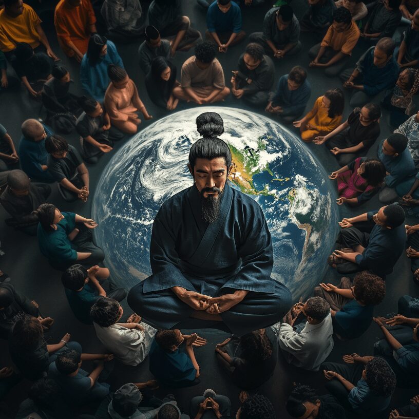 Worldwide thump the grid meditation with Andy and spirit guide Chen