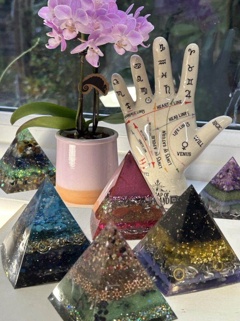 Handmade protective pyramids