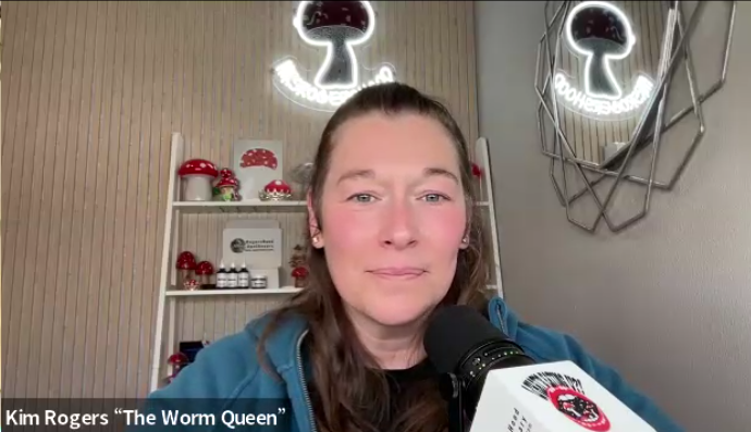 Kim Rogers, The Worm Queen, parasite cleansing educator and founder of Parify