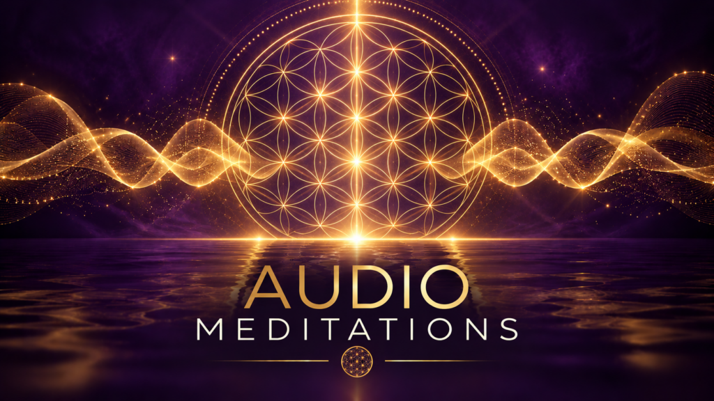 Sacred geometry artwork for Andy Porter's guided audio meditations with spirit guide Chen