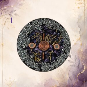 Power Charging Plate 1, handmade orgonite by Andy Porter