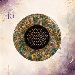Power Charging Plate 10, handmade orgonite by Andy Porter