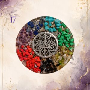 Power Charging Plate 17, handmade orgonite by Andy Porter