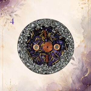 Power Charging Plate 4, handmade orgonite by Andy Porter