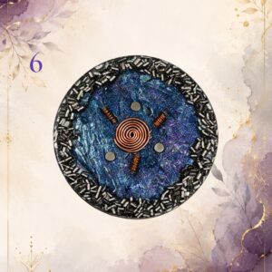 Power Charging Plate 6, handmade orgonite by Andy Porter