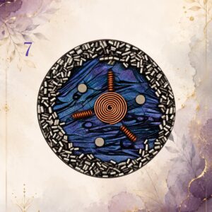 Power Charging Plate 7, handmade orgonite by Andy Porter