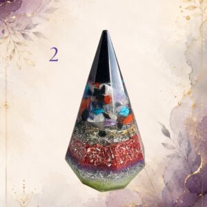 Protective Cone 13, handmade orgonite by Andy Porter