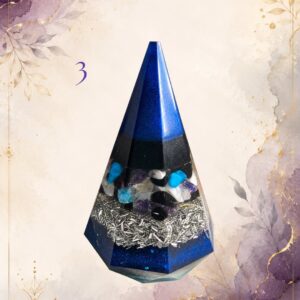 Protective Cone 3, handmade orgonite by Andy Porter