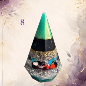 Protective Cone 19, handmade orgonite by Andy Porter