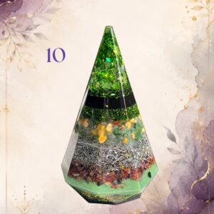 Protective Cone 21, handmade orgonite by Andy Porter