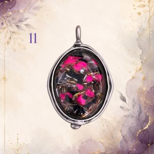 Protective Pendant 11, handmade orgonite by Andy Porter