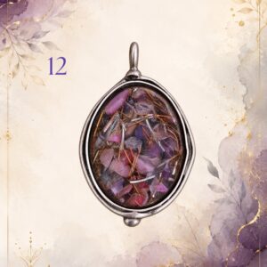 Protective Pendant 12, handmade orgonite by Andy Porter