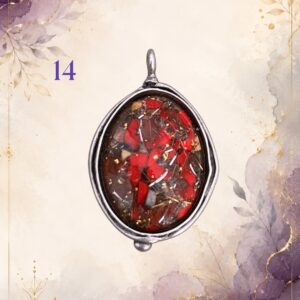 Protective Pendant 14, handmade orgonite by Andy Porter