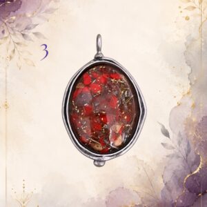Protective Pendant 3, handmade orgonite by Andy Porter