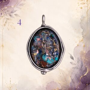 Protective Pendant 4, handmade orgonite by Andy Porter