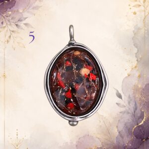 Protective Pendant 5, handmade orgonite by Andy Porter