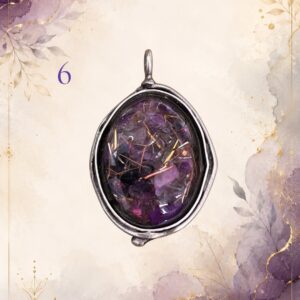 Protective Pendant 6, handmade orgonite by Andy Porter