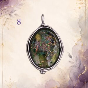 Protective Pendant 8, handmade orgonite by Andy Porter