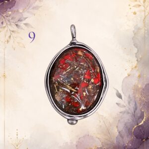 Protective Pendant 9, handmade orgonite by Andy Porter