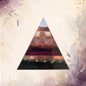 Pyramid 1, handmade orgonite by Andy Porter