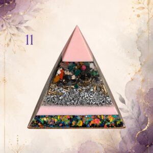 Pyramid 11, handmade orgonite by Andy Porter