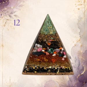 Pyramid 12, handmade orgonite by Andy Porter