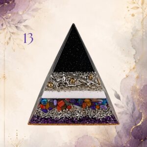 Pyramid 13, handmade orgonite by Andy Porter