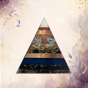 Pyramid 2, handmade orgonite by Andy Porter