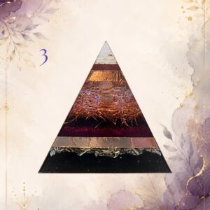 Pyramid 3, handmade orgonite by Andy Porter