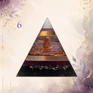 Pyramid 6, handmade orgonite by Andy Porter