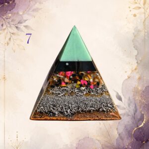 Pyramid 7, handmade orgonite by Andy Porter